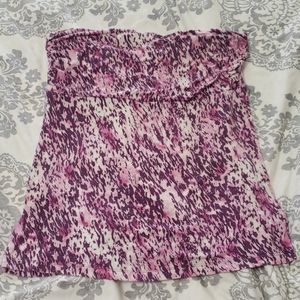 Paint splatter tube top